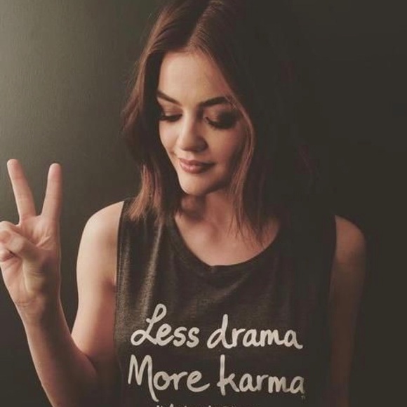 Le Motto Dark Grey Inspirational Tank Top Size M - Picture 2 of 2